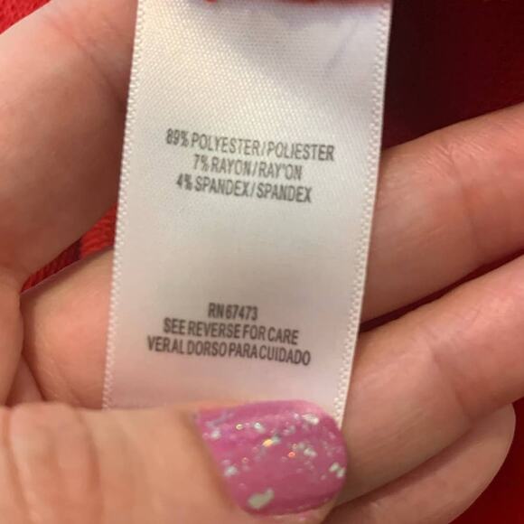 Violet Weekend red ruffled sleeves maxi dress size large - Picture 4 of 12